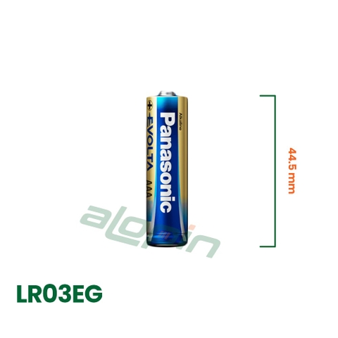 Pin Panasonic Evolta Premium Alkaline AAA / LR03EG 1.5V (Vỉ 2 Viên) - Chính Hãng