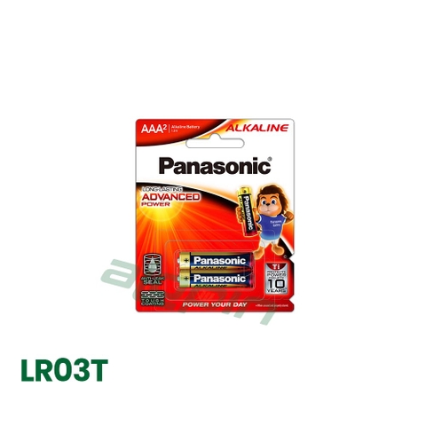 Pin Panasonic Alkaline AAA / LR03T 1.5V (Vỉ 2 Viên) - Chính Hãng