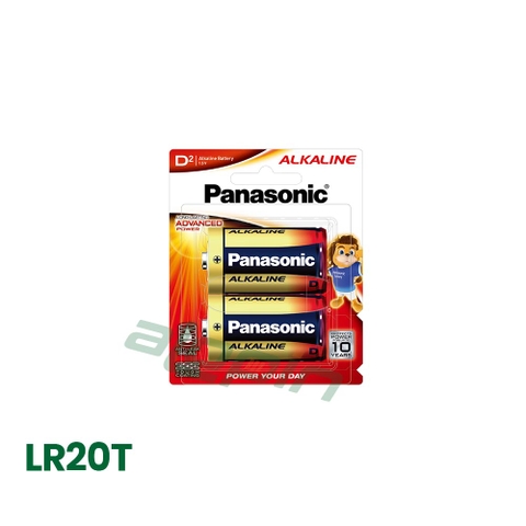 Pin Panasonic Alkaline LR20T / 2B (Pin Đại) - Chính Hãng