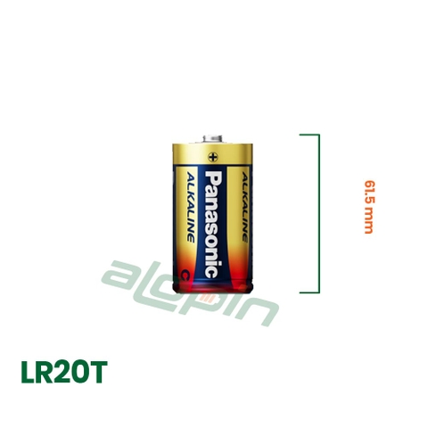 Pin Panasonic Alkaline LR20T / 2B (Pin Đại) - Chính Hãng