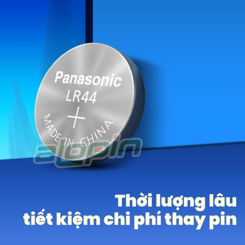 Pin Panasonic Alkaline LR44 (AG13 / A76) - Chính Hãng