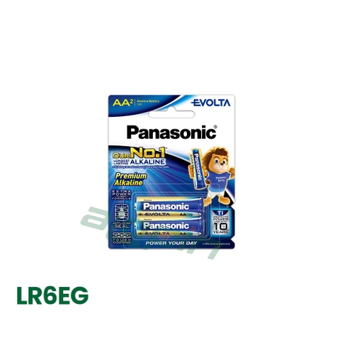 Pin Panasonic Evolta Premium Alkaline AA / LR6EG 1.5V (Vỉ 2 Viên) - Chính Hãng