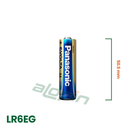 Pin Panasonic Evolta Premium Alkaline AA / LR6EG 1.5V (Vỉ 2 Viên) - Chính Hãng