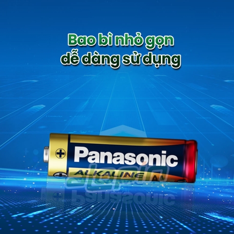 Pin Panasonic Alkaline AA / LR6T 1.5V (Vỉ 2 Viên) - Chính Hãng