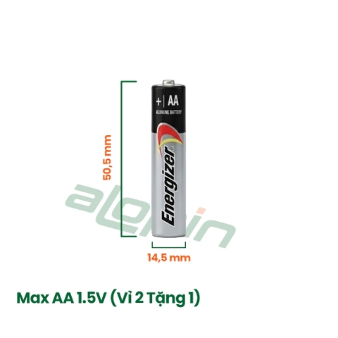 Pin Energizer Max AA 1.5V (Vỉ 2 Tặng 1) - Chính Hãng