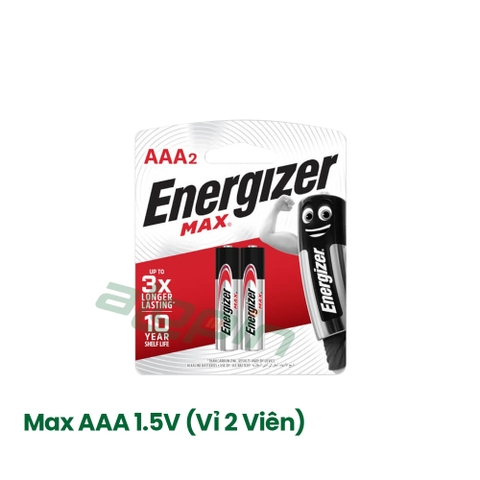 Pin Energizer Max AAA 1.5V (Vỉ 2 Viên) - Chính Hãng