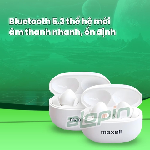 Tai Nghe Maxell True Wireless BTW20WH - Chính Hãng