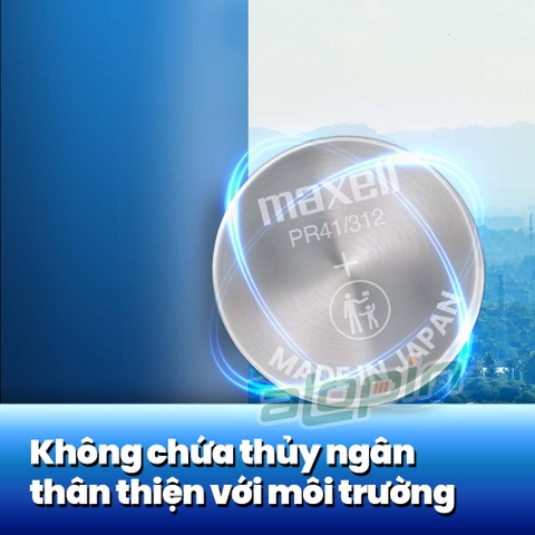 Pin Maxell PR41 / 312 (Vỉ 6 Viên) - Chính Hãng