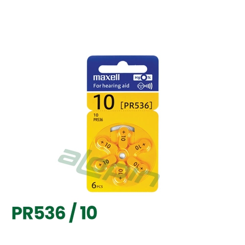 Pin Maxell PR536/ 10 (Vỉ 6 Viên) - Chính Hãng
