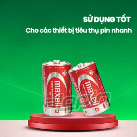 Pin Maxell R20P/ AR (Pin Đại) - Chính Hãng
