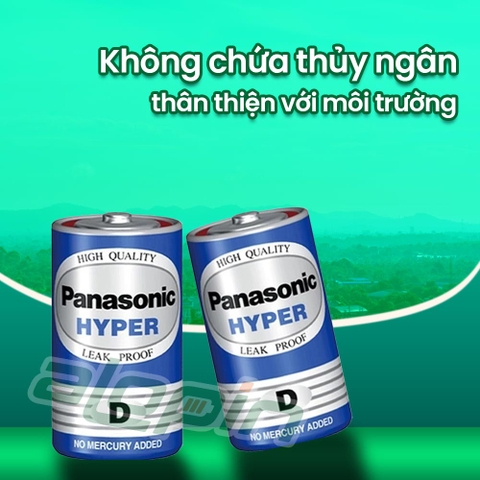 Pin Panasonic R20UT / 2S 1.5V (Pin Đại) - Chính Hãng