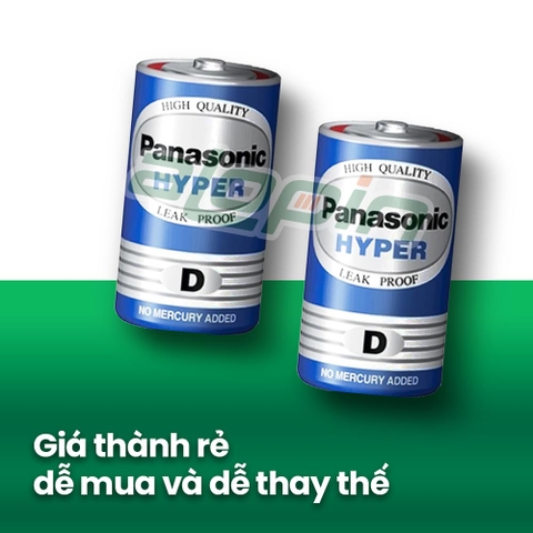 Pin Panasonic R20UT / 2S 1.5V (Pin Đại) - Chính Hãng