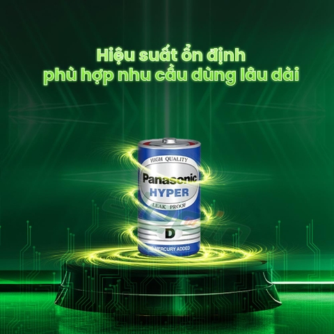 Pin Panasonic R20UT / 2S 1.5V (Pin Đại) - Chính Hãng