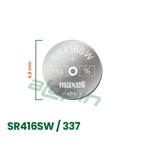 Pin Maxell SR416SW/ 337 (Vỉ 1 Viên) - Chính Hãng