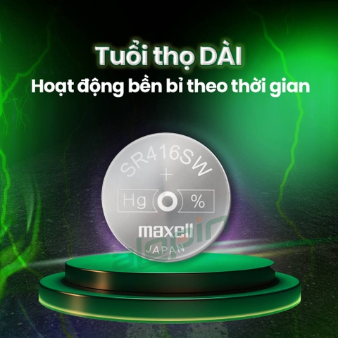 Pin Maxell SR416SW/ 337 (Vỉ 1 Viên) - Chính Hãng