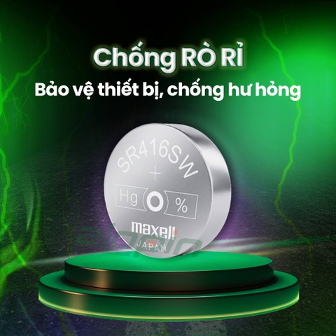 Pin Maxell SR416SW/ 337 (Vỉ 1 Viên) - Chính Hãng