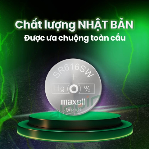 Pin Maxell SR616SW / 321 (Đồng Hồ Đeo Tay) - Chính Hãng