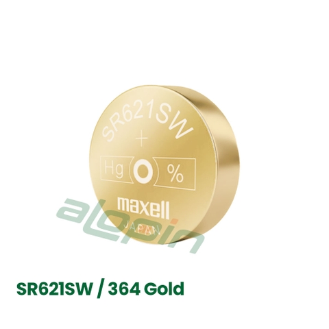 Pin Maxell SR621SW/ 364 Gold (Đồng Hồ Đeo Tay) - Chính Hãng