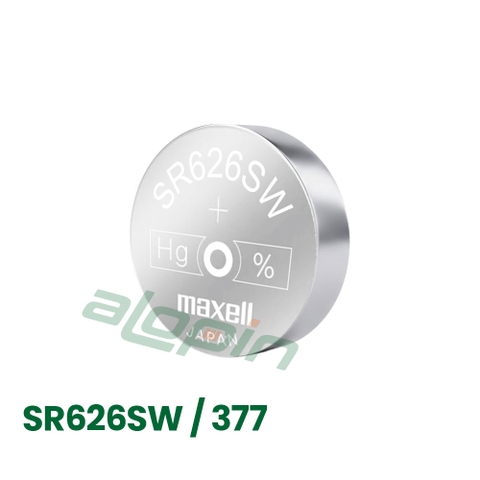 Pin Maxell SR626SW/ 377 (Đồng Hồ Đeo Tay) - Chính Hãng