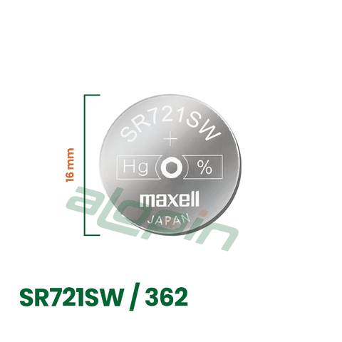 Pin Maxell SR721SW/ 362 (Vỉ 1 Viên) - Chính Hãng