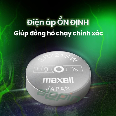 Pin Maxell SR721SW / 362 (Đồng Hồ Đeo Tay) - Chính Hãng