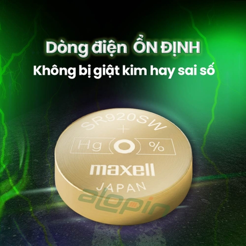 Pin Maxell SR920SW / 371 Gold (Đồng Hồ Đeo Tay) - Chính Hãng