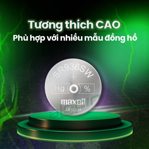 Pin Maxell SR927SW/ 395 (Đồng Hồ Đeo Tay) - Chính Hãng