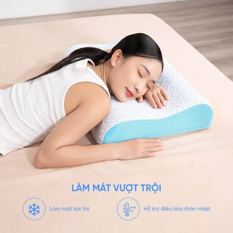 Gối foam Comfy Nami công thái học
