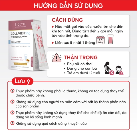 B03 Thực phẩm bảo vệ sức khỏe Collagen Express (Marin) - Biocyte