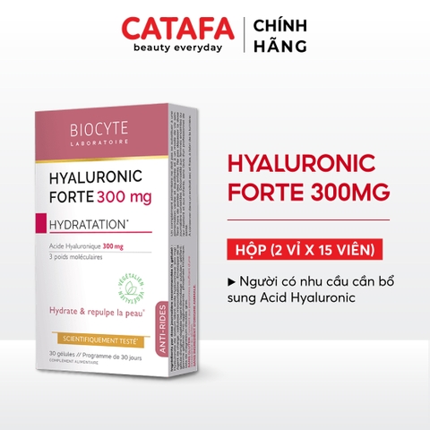 Combo 2 B17 Thực phẩm bảo vệ sức khỏe Hyaluronic Forte 300mg - Biocyte