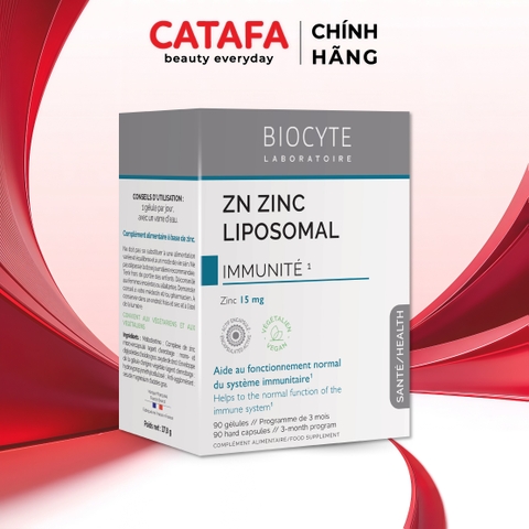B18C Thực phẩm bảo vệ sức khỏe Zn Zinc Liposomal - Biocyte