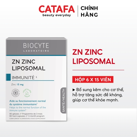 B18C Thực phẩm bảo vệ sức khỏe Zn Zinc Liposomal - Biocyte