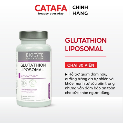 B19 Thực phẩm bảo vệ sức khỏe Glutathion Liposomal - Biocyte