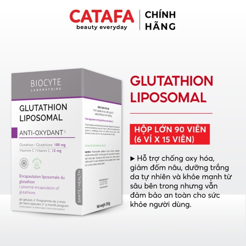 B19C Thực phẩm bảo vệ sức khỏe Glutathion Liposomal - Biocyte