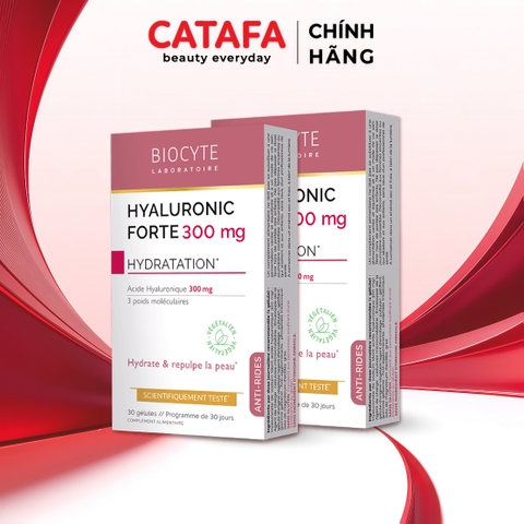 Combo 2 B17 Thực phẩm bảo vệ sức khỏe Hyaluronic Forte 300mg - Biocyte