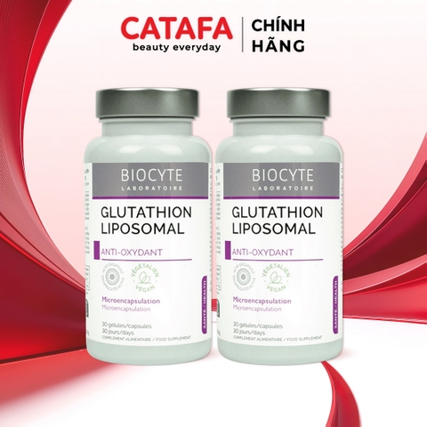 Combo 2 B19 Viên Uống Bổ Sung Glutathione Glutathion Liposomal - Biocyte