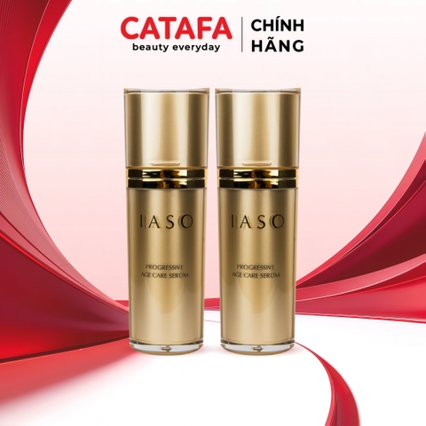 Combo 2 I19 Tinh chất giúp giảm nhăn, săn chắc da mặt Progressive Age Care Serum - IASO