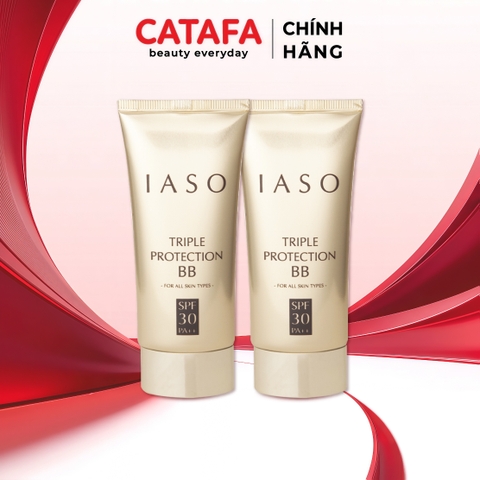Combo 2 I30 Kem nền trang điểm Triple Protection Base SPF30 PA++ - IASO