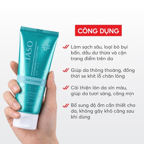 D32 Sữa rửa mặt Foam Cleanser - Dr IASO