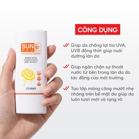Combo 2 D38 Kem chống nắng Sun Protection SPF50+/PA++++ - Dr IASO