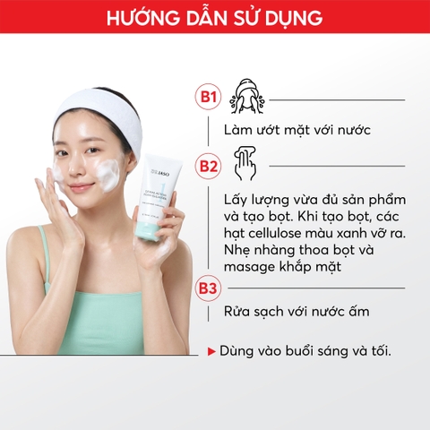 D40 Sữa rửa mặt Derma Action Foam Cleanser - Dr IASO