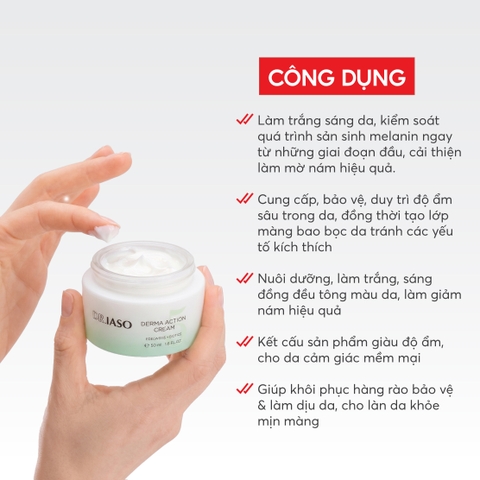 D42 Kem dưỡng Derma Action Cream - Dr IASO
