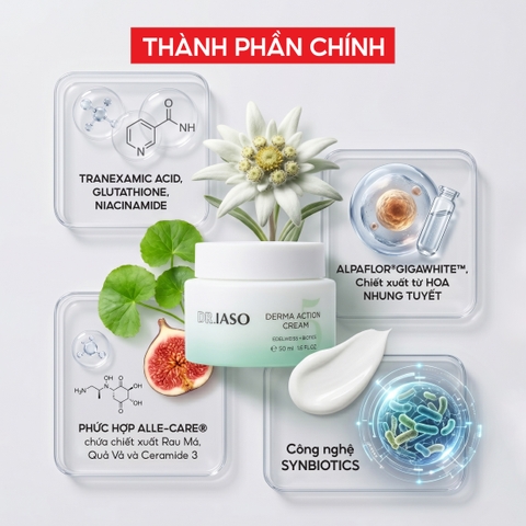 D42 Kem dưỡng Derma Action Cream - Dr IASO