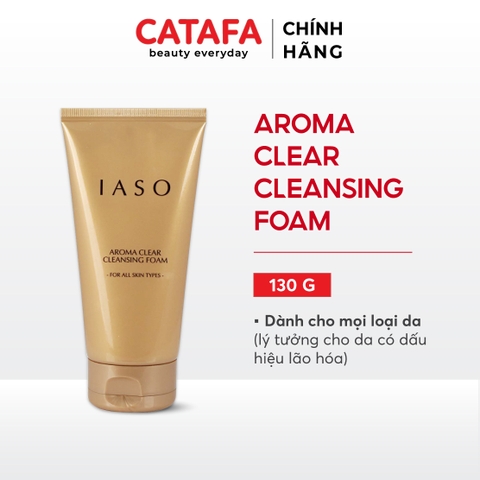 Combo 2 I01 Sữa rửa mặt Aroma Clear Cleansing Foam - IASO