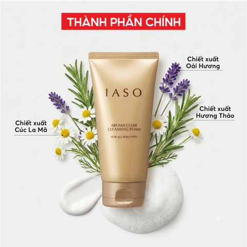 I01 Sữa rửa mặt Aroma Clear Cleansing Foam - IASO