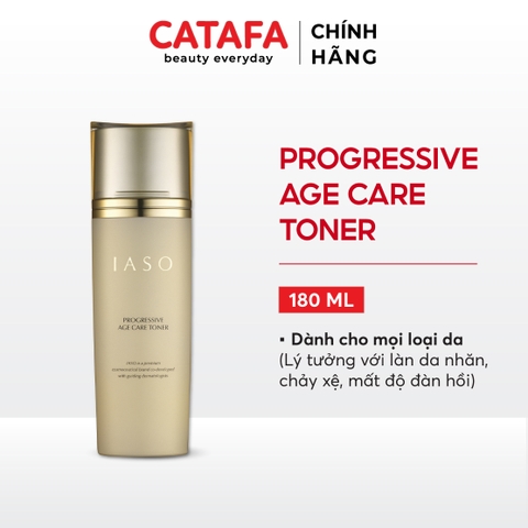 I17 Nước cân bằng da giúp giảm nếp nhăn Progressive Age Care Toner - IASO