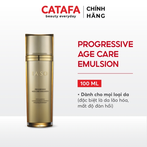 I18 Sữa dưỡng ẩm giúp săn chắc da và giảm nếp nhăn Progressive Age Care Emulsion - IASO
