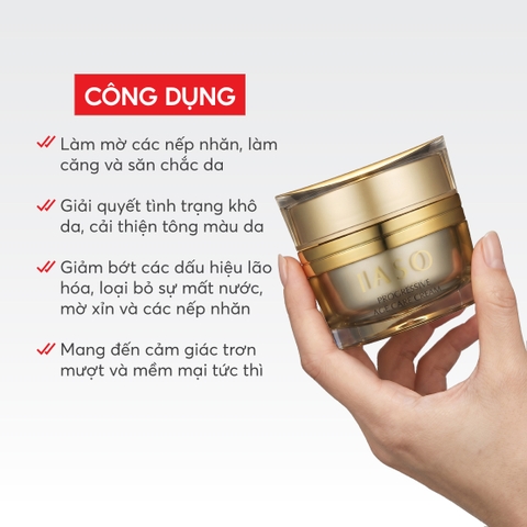 I20 Kem dưỡng giúp săn chắc da và giảm nếp nhăn Progressive Age Care Cream - IASO