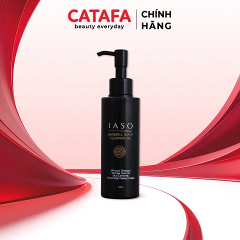 I54 Dầu tẩy trang Ghassoul Black Cleansing Oil - IASO