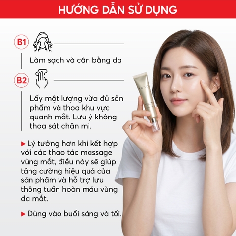 I59 Kem dưỡng vùng mắt giúp làm sáng da và giảm nếp nhăn Total Eye Care Cream - IASO